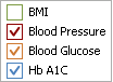 Diabetic Management App - Graph Results list
