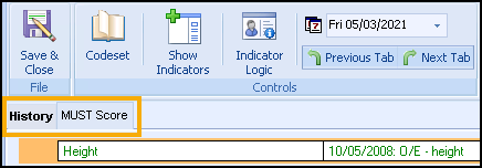 MUST Score Calculator